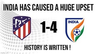 India U17 Beats Atletico Madrid In A Historic Match | Huge Win For Young Tigers