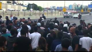 הפגנה של יוצאי העדה האתיופית בתל אביב Ethiopian Israelis protest in Tel Aviv, May 3, 2015