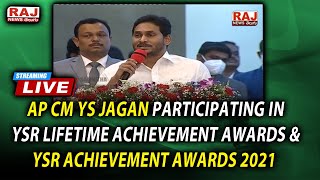 LIVE : AP CM YS Jagan participating in YSR Lifetime Achievement Awards \u0026 YSR Achievement Awards 2021