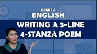 WRITE A 4-STANZA POEM / PART I