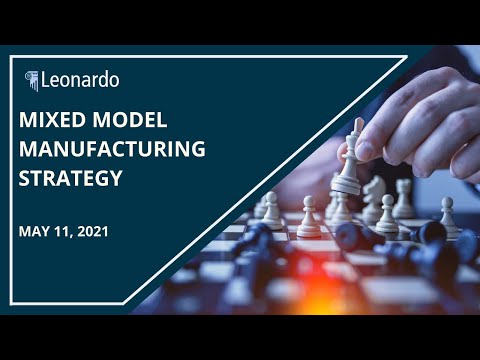 What are the four types of part moves in mixed model production system?