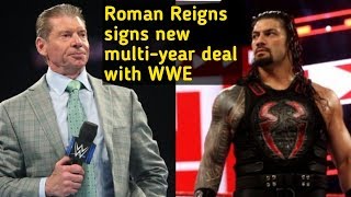 Roman Reigns signs new multi-year deal with WWE