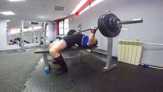 Powerlifting IPF classic 74kg/Bench press 125kg 4x10