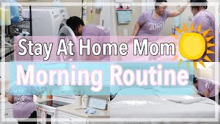 PRODUCTIVE MORNING ROUTINE OF A MOM OF 3 | SAHM ROUTINE | YESENIA A MOMS LIFE