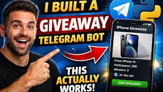 I Built a Professional Giveaway Telegram Bot in Python (Full Demo + Tutorial)
