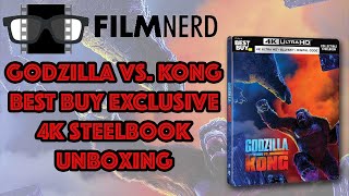 Godzilla vs Kong Best Buy Exclusive 4K Steelbook Unboxing | FilmNerd