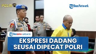 Wajah Lesu AKP Dadang Iskandar seusai Dipecat dari Polri, Pakai Baju Tahanan dan Tangan Diborgol