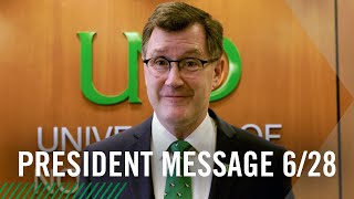 President Armacost Message 6/28/22