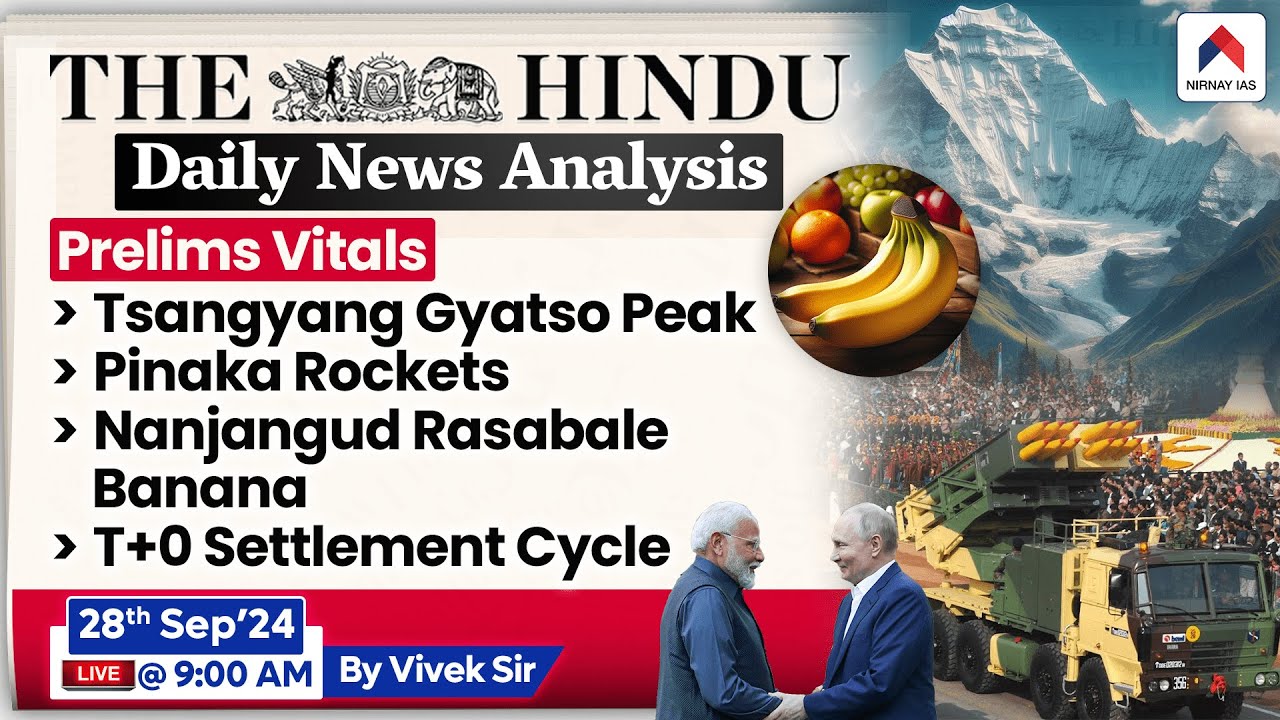 The Hindu Newspaper Analysis Upsc Current Affairs Today 28th Sept