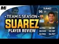 FIFA 15 TOTS SUAREZ REVIEW (96) FIFA 15 Ultimate Team Player Review + In Game Stats