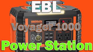 EBL Portable Power Station 1000W Solar Generator Review