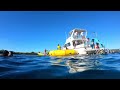 agat bay marina boat tour guam usa dolphin watching banana boat swimming gopro 4k boating dolphin