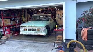 1966 dodge d100 440 swapped with open headman long tube headers