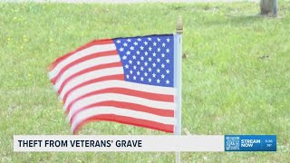 Family looking for answers after memorial stolen from soldier's grave this Memorial Day