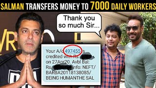 PROOF | Salman Khan Keeps His Promise, Transfers Lakhs Of RS To Workers, Shares SCREENSHOT