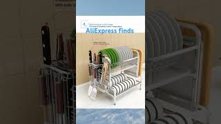 AliExpress finds/Stainless Steel Kitchen Cutlery Rack - 2-in-1 Drying Tray \u0026 Storage Box:#aliexpress