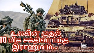 உலகின் முதல் 10 மிக சக்திவாய்ந்த இராணுவம்...