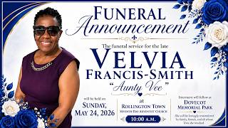 Thanksgiving Service for the Life of Velvia Francis-Smith