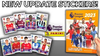 TRANSFER UPDATE STICKERS! | PANINI PREMIER LEAGUE 2023 STICKER COLLECTION | NEW UPDATE PACK OPENING!