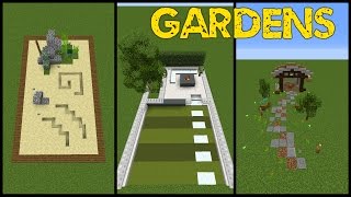 14 Minecraft Garden Designs! (Tricks and Tips)