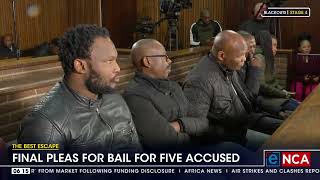 The Best escape | Final pleas for bail for five accused