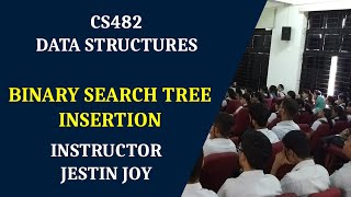 Module 4: Binary Search Tree Insertion