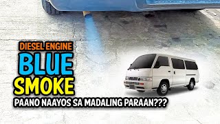 Blue White Smoke Diesel Engine