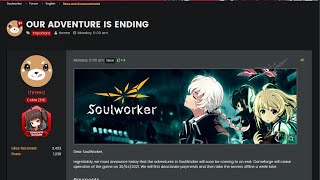 RIP - Soulworker Gameforge