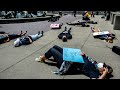 See public defenders hold 'die-in' protest for racial justice at Sacramento courthouse