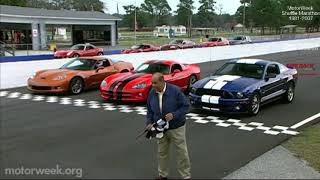 Motorweek 2007 American Supercar Comparison Test (Z06 vs. Viper vs.  Shelby GT500)