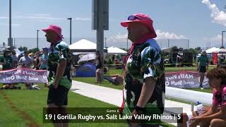 Gorilla Rugby vs Salt Lake Valley Rhinos, U14 Elite, NAI Salt Lake 7's 2023