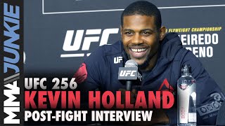 Kevin Holland on insane KO win, Khamzat Chimaev callout | UFC 256 post-fight interview