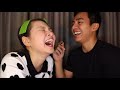 my boyfriend does my make up challenge jakbie