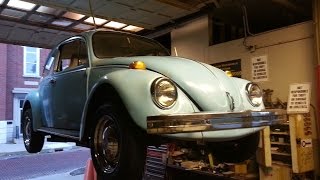 First Ride Electric 1975 VW Beetle 10/20/15