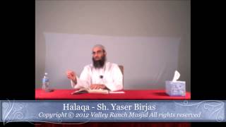 Halaqa by Sh. Yaser Birjas 2012-10-24 (The Messenger of Allah on Arafah)