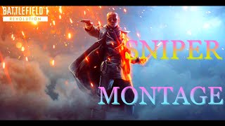 Battlefield1 Montage スナイパーキル日本1位の連続キルMontage