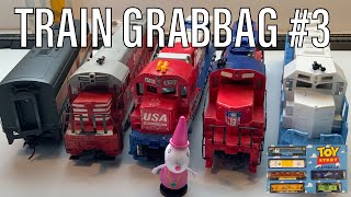 Train Grabbag #3: Super Bowl Express, Toy Story Express, Rivarossi U25C, Tyco Century 430, Proto FM2