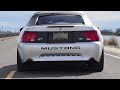 mustang gt 99 04 bbk long tube headers and off road x pipe no mufflers