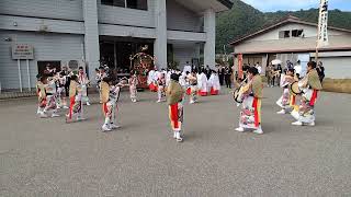 白川郷どぶろく祭り　荻町　村廻り　戸ヶ野地区　闘鶏楽　2023/10/14