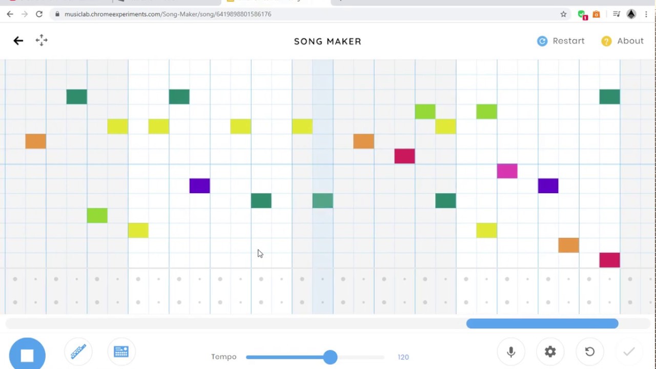 Chrome Music Lab Song Maker - YouTube