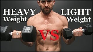 Light Weight vs Heavy Weight (Which BUILDS Muscle Better?)
