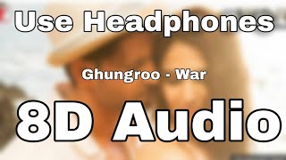 Ghungroo(8DSong 🎧)(8D Audio🎧) | War 8D Songs | Hrithik Roshan, Vaani Kapoor arjit8d | 8D Musics 4u