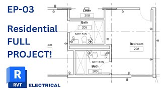 REVIT MEP FREE COURSE!! EP-03 - Placing Receptacles 2nd Floor - Electrical Tutorial