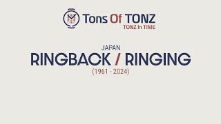 Ringing/Ringback tones in time: Japan (1961-2024)