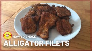 Smoked Cajun GATOR on the Po' Man Grill | How to Smoke Alligator