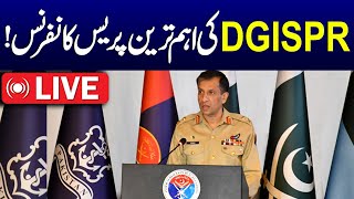 🔴LIVE | DG ISPR Major General Ahmed Sharif Important Press Conference | SAMAA TV
