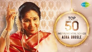 Top 50 song of Asha Bhosle | Instrumental HD Songs | One Stop Jukebox
