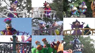 ºoº [9画面] 東京ディズニーランド ハロウィーン ポップンライブ パレード シャボン玉パート Tokyo Disneyland Halloween Pop'n Live Parade