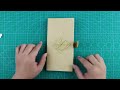 【創意摺紙】diy 神奇百寶夾！寶藏技藝，裝下超多東西！how to make a tresuare chest 腦洞作戰部