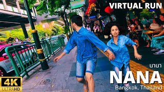 Virtual Run 4K UHD – Speed Run around Nana | Bangkok, Thailand